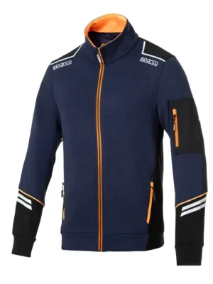Aktuální Sparco technická mikina Alabama, barva modro-oranžová, velikost XL