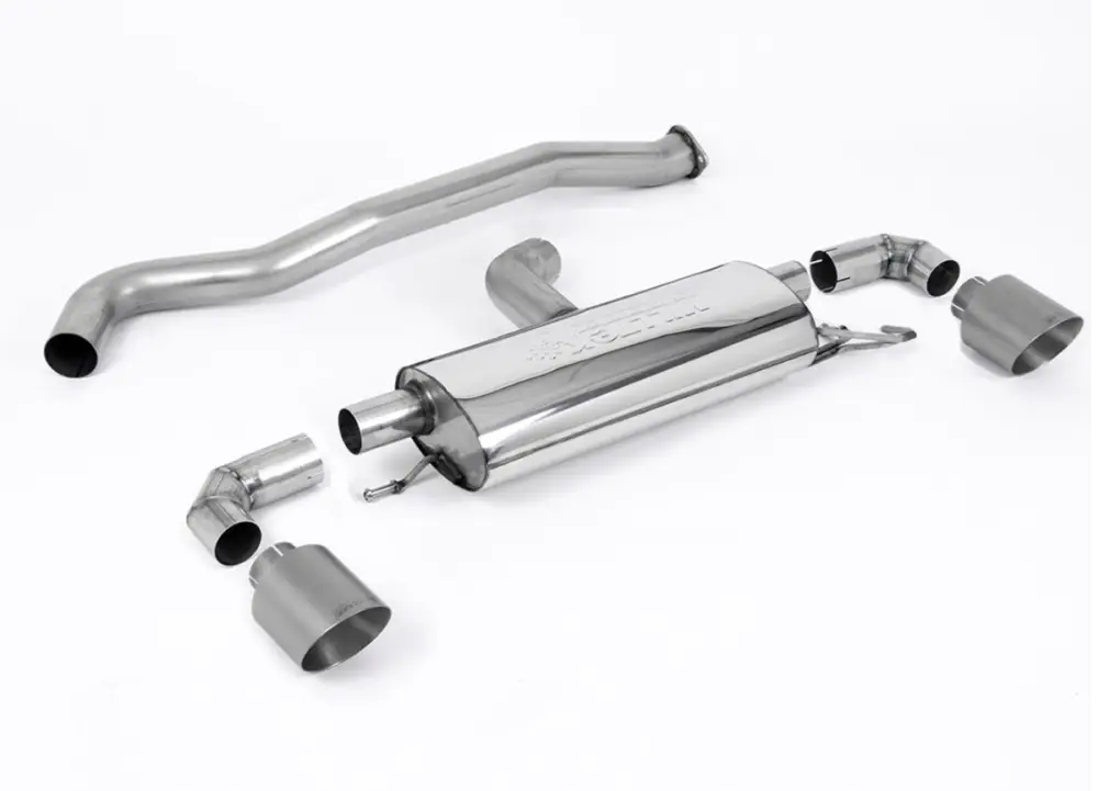 Milltek Sport výfukový systém OPF/GPF Back 3" / 76mm bez rezonátoru (hlasitější) pro Toyota Yaris Gen1 GR/GR Circuit Pack 1.6T (s OPF/GPF) 2020-2024, typ koncovek GT-115 titanové Zlevněný