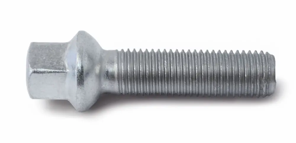Nejprodávanější H&R šroub s kulovou dosedací plochou R14 mm M14x1,5x40 mm, barva stříbrná