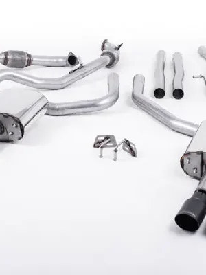 Bezpečná Platba Milltek Sport výfukový systém cat-back bez rezonátoru (hlasitější) pro Audi S5 3.0 V6 Turbo Sportback B9 (bez Sport Diff) 2017-2024, GT-90 dvojité leštěné koncovky, typ koncovek GT-90 černé