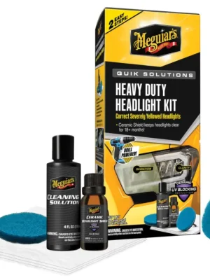 Akční Nabídka Meguiar's Quik Solutions Headlight Restoration Kit - kompletní sada na renovaci silně poškozených světlometů