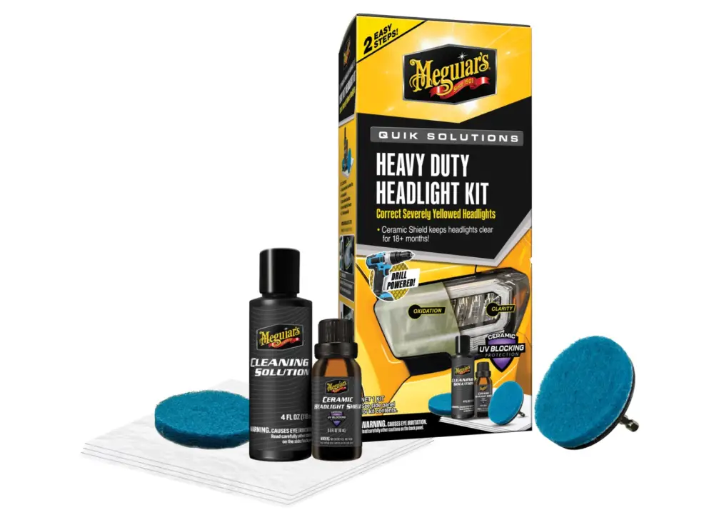 Akční Nabídka Meguiar's Quik Solutions Headlight Restoration Kit - kompletní sada na renovaci silně poškozených světlometů