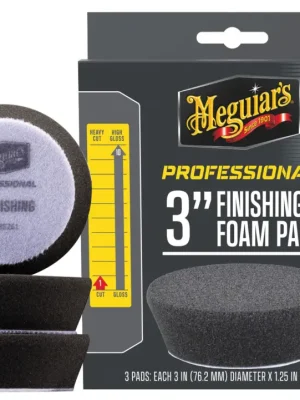 Poslední Šance Meguiar's Professional Finishing Foam Pad - pěnové finišovací kotouče, průměr 3", 3 kusy