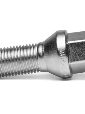 TPi kolový šroub, kuželová dosedací plocha, šestihranná hlava (17 mm), závit 14x1,25, délka závitu 28 mm, barva chromová Oblíbený