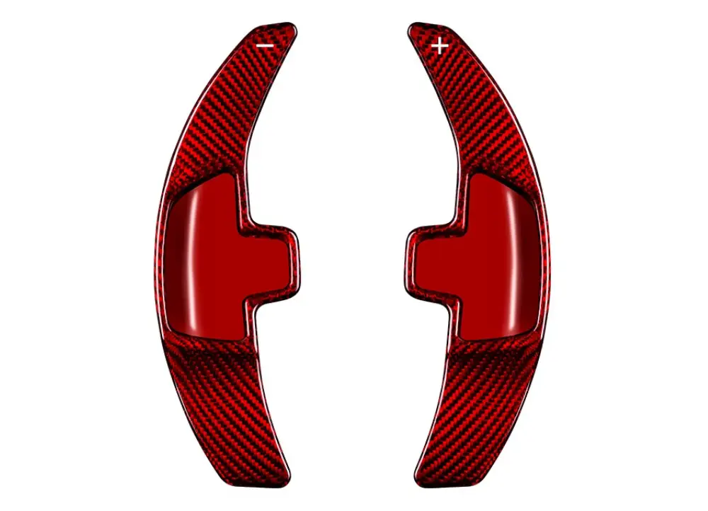 Horká Nabídka Karbonová pádla pod volant pro Mercedes třída S W221 / W222, barva červený karbon