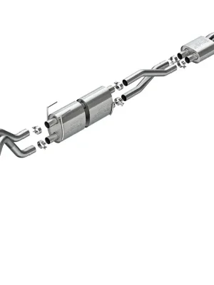 Akční Nabídka Borla Cat-Back výfukový systém "S-Type" pro Ford F-350, automat, 2WD/4WD, CC s SB (6' 9") 160" rozvor, mimo auta s dvojitými zadními koly, barva koncovek černé keramické