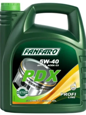 Motorový olej Fanfaro PDX 5W-40, 5L Nízká Cena