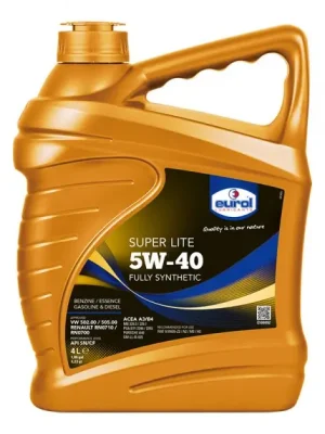 Motorový olej Eurol Super Lite A3/B4 5W-40, 4L Pouze Dnes