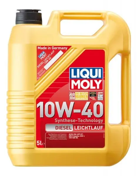 Motorový olej Liqui Moly Diesel Leichtlauf 10W-40, 5L Bezpečná Platba