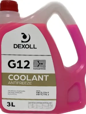 Chladicí kapalina Dexoll Antifreeze G12, 3L Vysoce Kvalitní