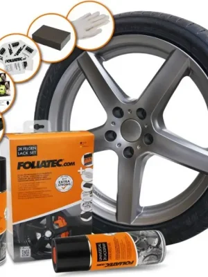 Foliatec sada pro lakování alu kol, šedá metalická, 3x400ml Ihned K Objednání