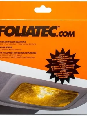 Foliatec transparentní fólie na světla 100x30cm, žlutá Vrácení Zdarma