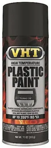 Rychlé Dodání VHT Plastic Paint, matná černá, 325ml