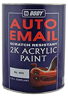 Finální Výprodej HB BODY Autoemail 2K Acrylic Paint Standard (310 červená), 1L