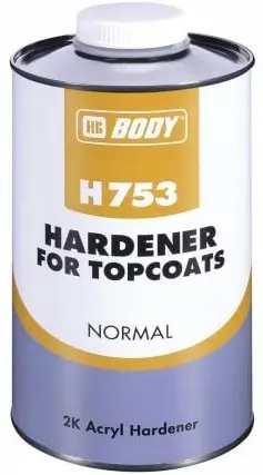 HB BODY H753 Hardener For Topcoats Normal, 5L Akční Cena
