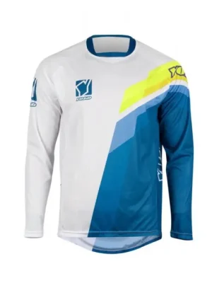 Originální Motokrosový dres YOKO 66-196602-S VIILEE bílý / modrý / žlutý S (1.66-196602-S)