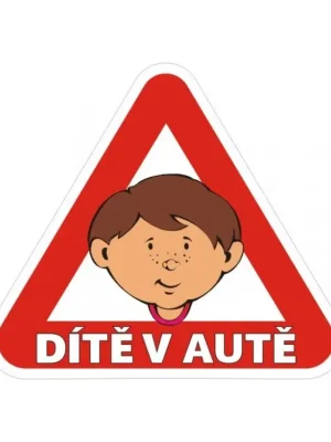 Výprodej LEMAC reflexní samolepka dítě v autě (2)