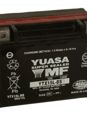 Motobaterie YUASA YTX15L-BS 12V 13Ah 230A Originální