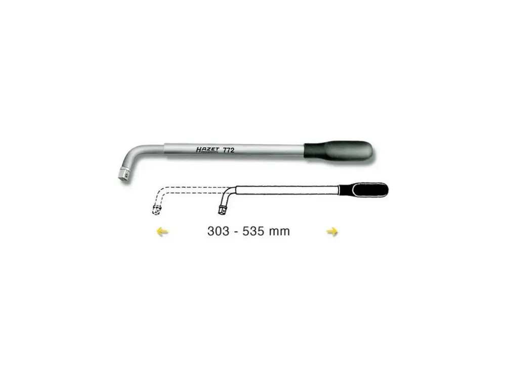 HAZET Teleskopický klíč na kola - trhák 1/2" Bezpečná Platba