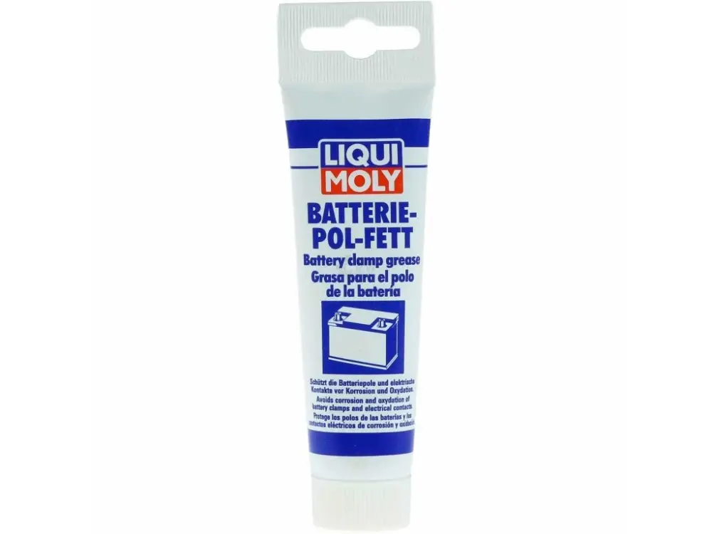 LIQUI MOLY Batterie-Pol-Fett 3140 tuk-vazelínana póly akumulátoru 50g Novinka