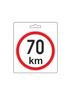Omezená Nabídka COMPASS Samolepka omezená rychlost 70km/h (110 mm)