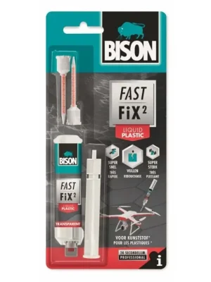 Nejlepší Cena BISON FAST FIX PLASTIC l Extrémě silné dvousložkové lepidlo 10g
