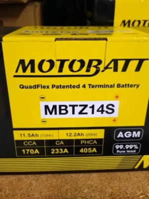 MotoBatt MBTZ14S - 11,5Ah 170A 12V - Baterie přednabitá Autentický