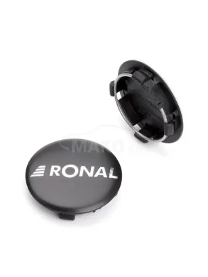 Přímo Od Výrobce Krytka průměr 58/64mm(vnitřní,vnější) Ronal, černá matná, plast, úchyt 4mm 1ks