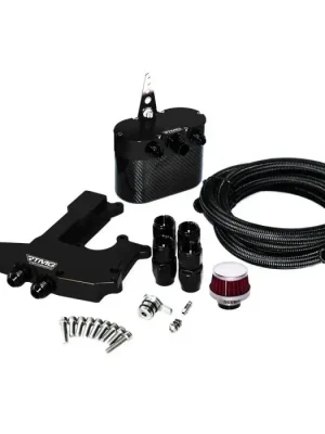 Cenový Hit Sada Oil Catch Can z uhlíkových vláken Velká RTMG Performance 1.8/2.0 TSI Černá