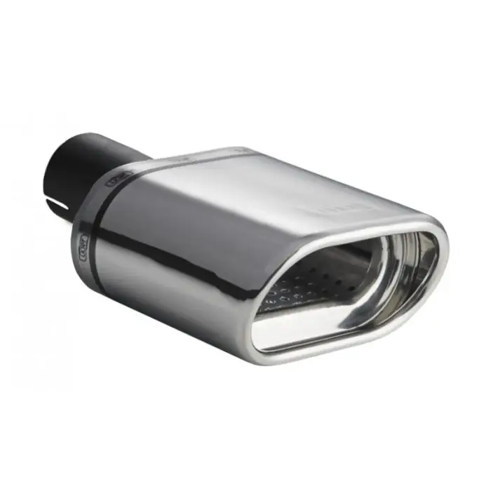 Vrácení Zdarma Univerzální koncovka tlumiče výfuku oválná 145×75mm délka 140mm montážní průměr 45mm