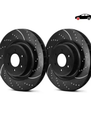 Akční Cena GD828 Sport Discs Rotors EBC Brakes for Citroen Berlingo Multispace C2 C4 Cactus Peugeot 301 C3 Mk1 CElysee