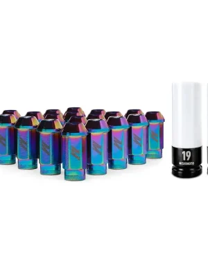 Expresní Doručení Hliníkové pojistné matice M12 x 1,5 Mishimoto Neo Chrome