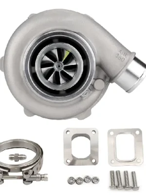 Akční Nabídka Turbodmychadlo Pulsar PSR 3067 GEN2 565HP .64 T4 Vstup 3" V-Band Výstup Nerezová ocel kuličková ložiska