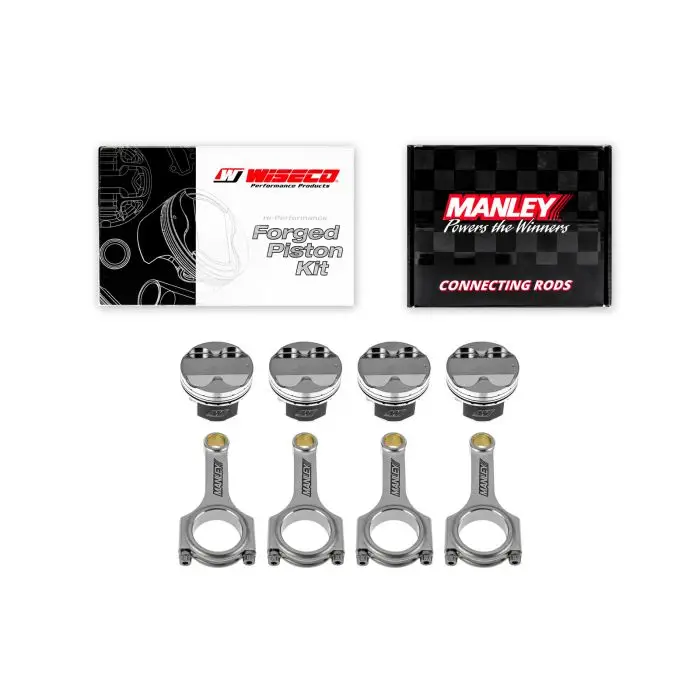 Zlevněný Kované písty Wiseco + ojnice Manley pro Mazda Miata MX-5/Protege 1.8l 16V BP 84.00mm CR 8.5:1