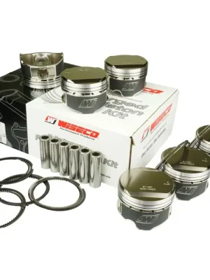 Písty motoru Wiseco, BMW E46 M54B30 untilluble Vanos 3.0L (84.50mm), Velikost +0.50mm, Kompresní poměr 9.0:1 Cenová Bomba