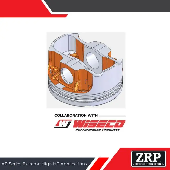 Kované písty ZRP 1400HD by Wiseco Toyota 3.0L Supra 2JZ Bore - 86.5mm 9.0:1 Cenová Bomba