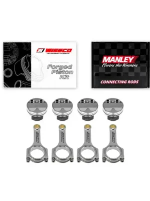 Kované písty Wiseco + ojnice Manley pro Mazda Miata MX-5 Protege 1.8l 16V BP 83.50mm Velikost +1.0mm Kompresní poměr 10:1 Koupit Online
