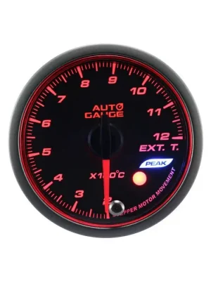 Budík EGT New Auto Gauge Stepper Motor Peak 60mm Oranžový Kup Teď