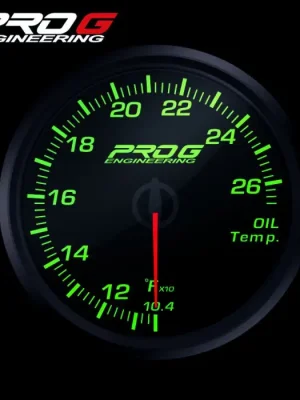 Budík teploty oleje °C Pro G Race Series RC, Zelený 52mm Omezená Nabídka