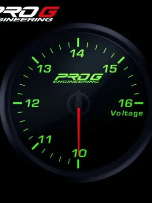 Bezpečná Platba Budík napětí (Voltmetr) Pro G Race Series RC, Zelený 52mm