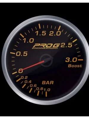 Aktuální Budík tlaku turba Pro G Race Series 2 RS, 3 Bar Červený 60mm