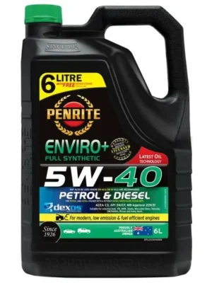 Motorový olej Penrite Enviro + 5W-40 Full Synthetic 6L Autentický