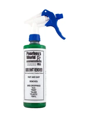 Odeslání Ihned POORBOY'S WORLD Bird Sh!t Remover na odstraňování ptačího trusu 473ml