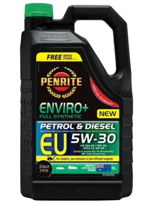 Časově Omezené Motorový olej Penrite Enviro + EU 5W-30 Full Synthetic 5L