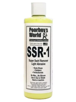 Zlevněný POORBOY'S WORLD SSR 1 Light Abrasive Swirl Remover lehce abrazivní lešticí pasta 473ml