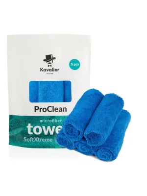 KAVALIER ProClean Microfiber Towel - SoftExtreme Ultra Soft Touch 5pack Nejlepší Cena